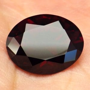 Crimson Garnet 9.37 Ct oval