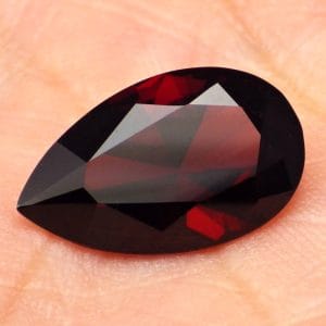 Crimson Garnet, Tanzania 5.04 Ct pear