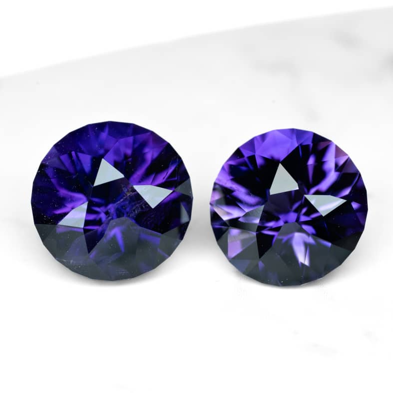 amethyst pair 5.11 ct