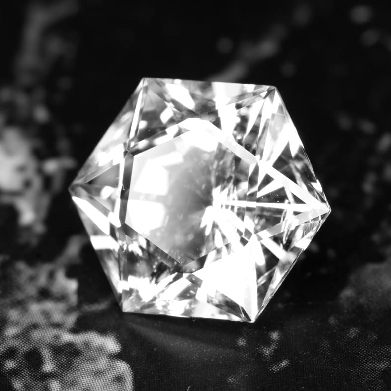 Natural Danburite, Mexico 4.78 Ct, Star of David