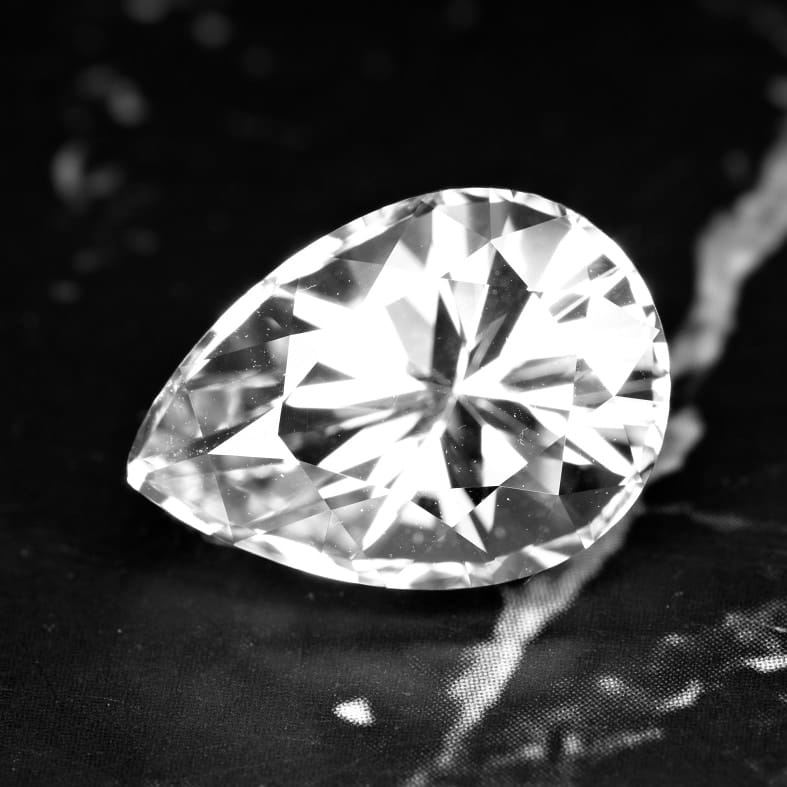 danburite pear 5.75 ct