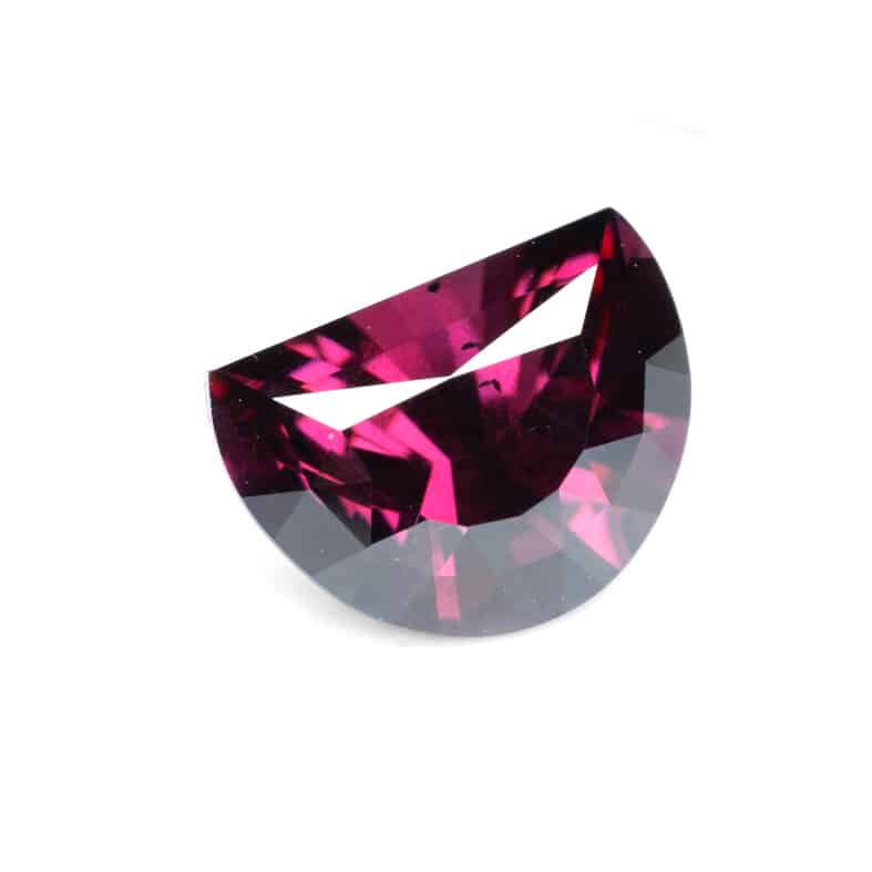 Umbalite Garnet, E. Africa 2.29 Ct half moon