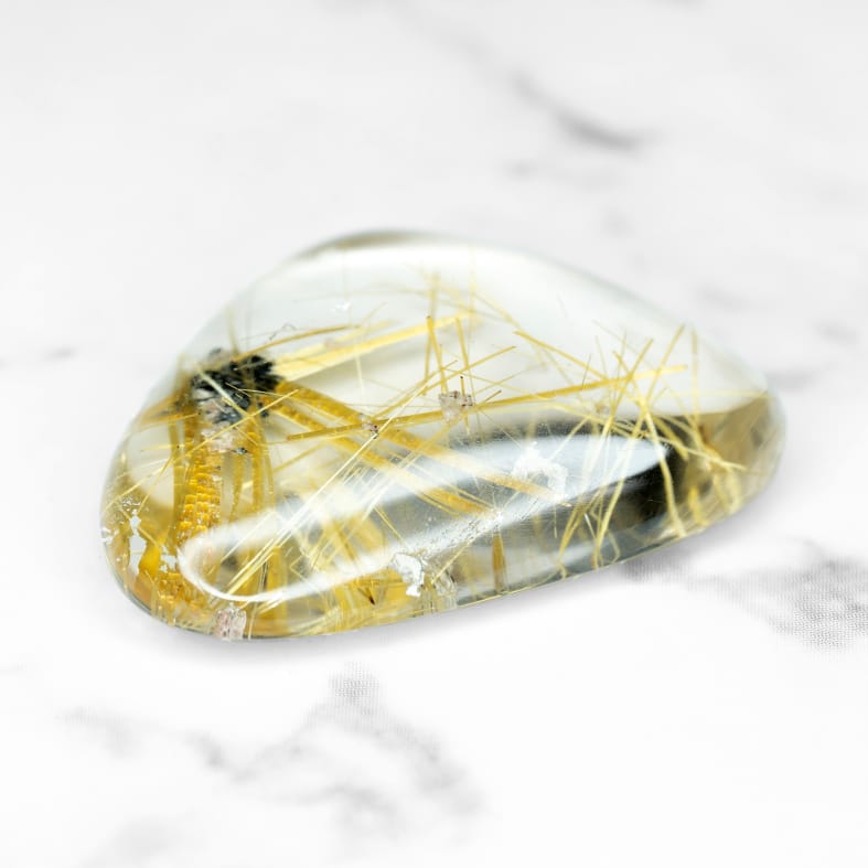 rutilated glass 17.01 ct