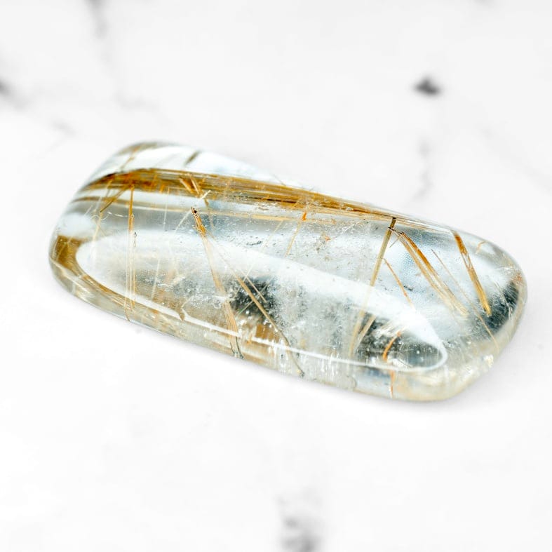 rutilated quartz cabochon 18.45 ct
