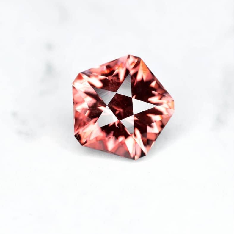 oregon sunstone 0.91 ct pentagon