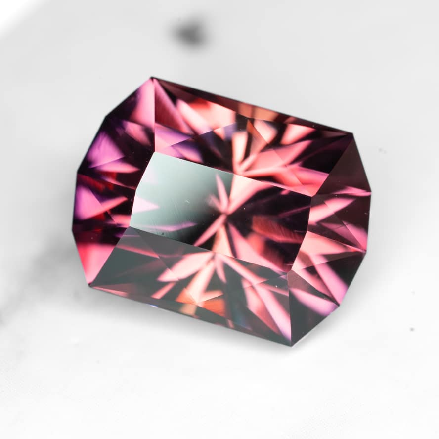tropical sunset tourmaline 5.52 ct